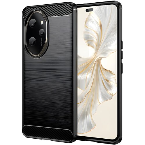 Techsuit Futrola Carbon Shield TPU za Honor 100 Pro - Crna Cene