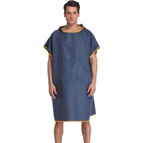 INF Hitro su&scaron;eča plažna halja s kontrastno obrobo NavyBlue, (21534407) Cene
