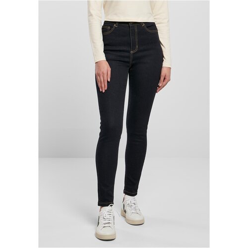 UC Ladies Ladies Organic High Waist Skinny Jeans darkblue raw Slike
