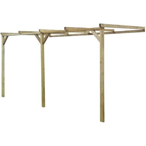  Prislonska pergola 2x4x2,2 m lesena