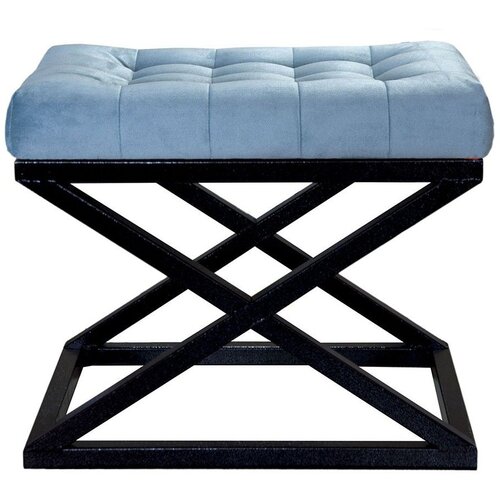 Atelier Del Sofa Capraz - Black, Turquoise BlackTurquoise Pouffe Cene