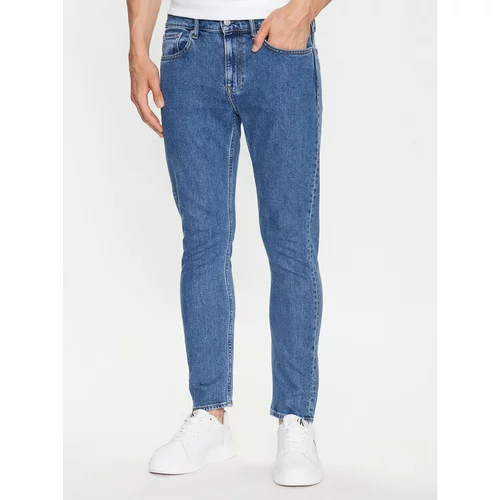 Calvin Klein Jeans Jeans hlače J30J323383 Mornarsko modra Slim Fit