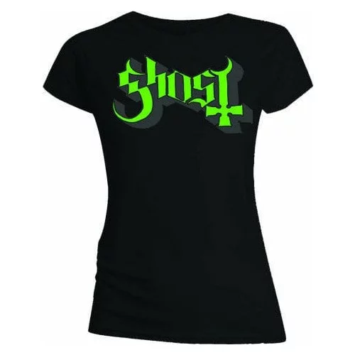 Ghost Košulja Keyline Logo Žene Green/Grey S