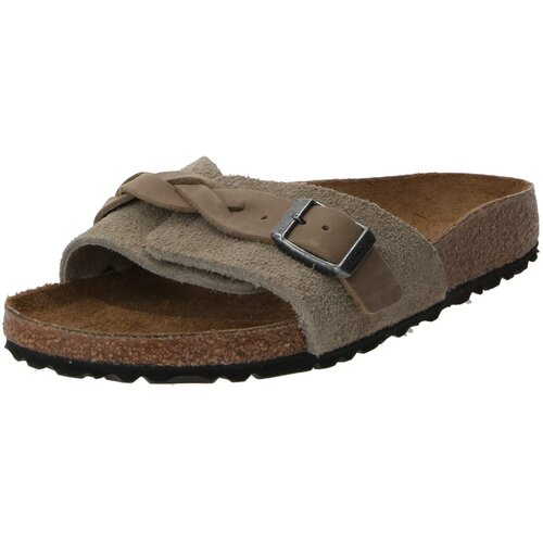 Birkenstock Natikače s potpeticom 'PULA' taupe siva Cene
