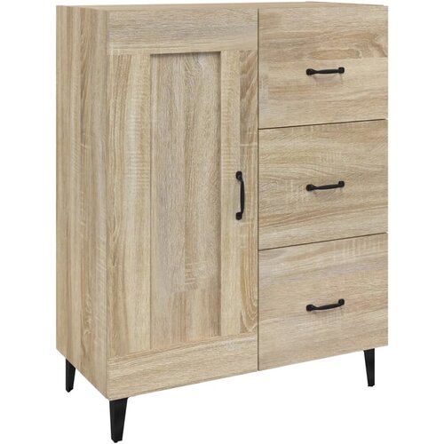 Maison Chic Komoda - Predalnik sonoma hrast 69,5x34x90 cm konstruiran les, (21717516) Slike