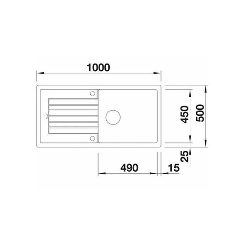 Blanco sudoper ZIA XL 6 S SILGRANIT ANTRACIT, s dalj. upr. Slike