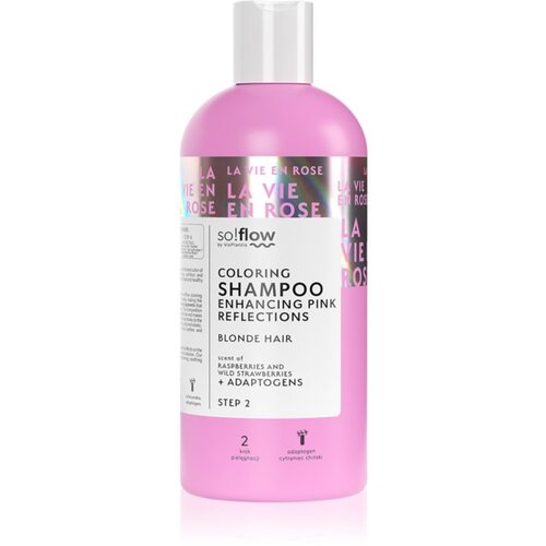 SoFlow Toning Shampoo &amp;scaron;ampon za toniranje za blond lase odtenek Pink 300 ml Slike
