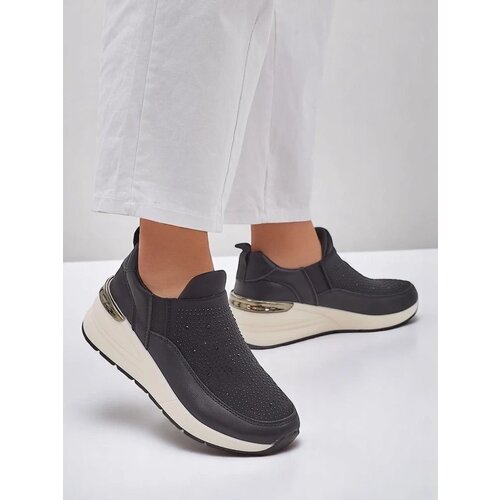 Resti Slip-on women's sports shoes with rhinestones Elera Cene
