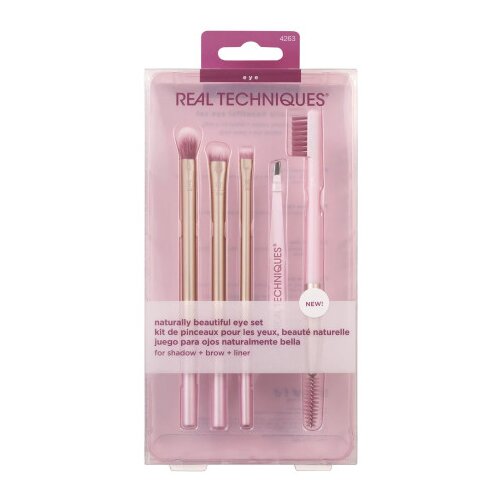 Real Techniques set čopičev - Naturally Beautiful Eye Makeup Brush Kit Slike