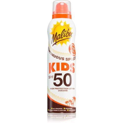 Malibu Continuous Spray krema za sončenje SPF 50 175 ml Slike