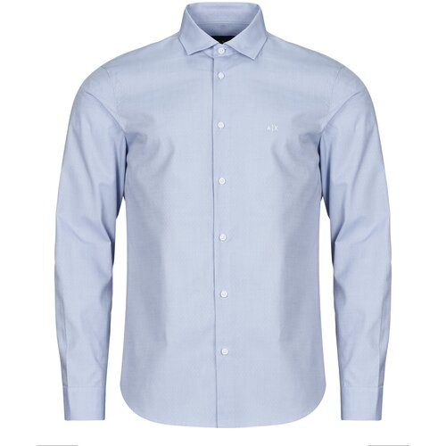 Armani Exchange Srajce z dolgimi rokavi 6DZC22 Modra Cene