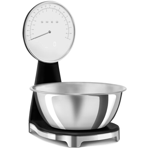 Smeg KSF01BLWW Kuhinjska vaga digitalna i analognog, retro dizajn 50-ih, max. 5 kg, crna Cijene