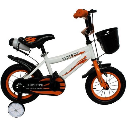 Kids ride Bicikl za dječake 26626/CB-8, 12 inch, Bijelo-narandžasta Cijene