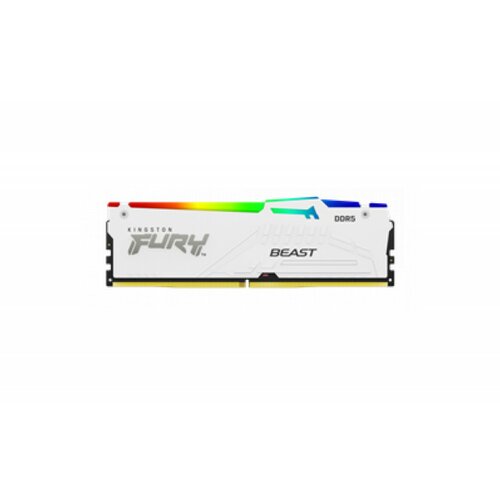 Kingston DDR5 32GB (2x16GB) 6000MHz CL40 dimm [fury beast] white rgb xmp Cene