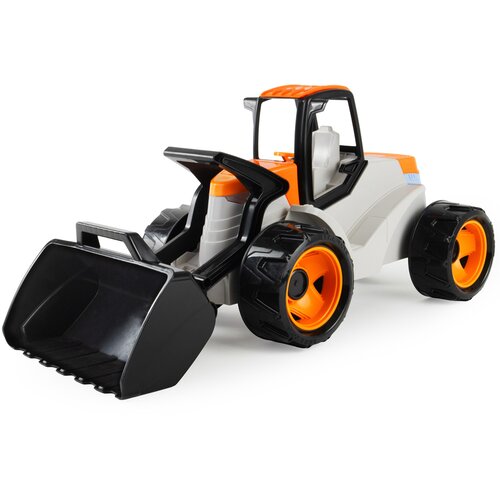 Lena GIGA TRUCKS ogroman prednji utovarivač u narančasto-bež boji, 67 cm Slike