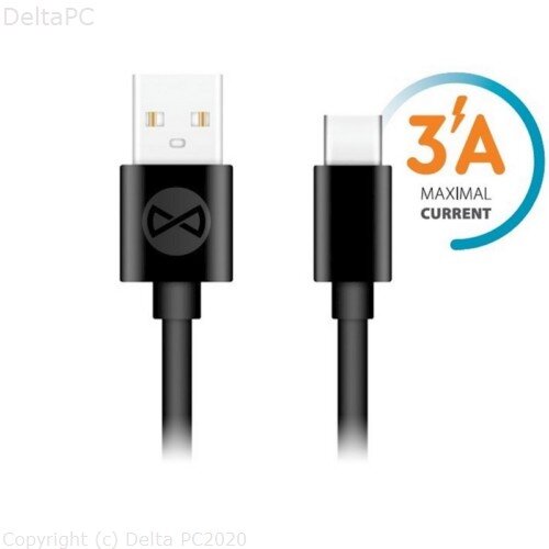 Forever cable USB - USB-C 1.0 m 3A black Cijene