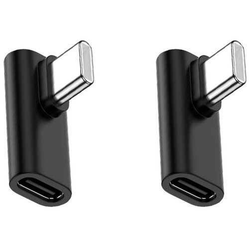 INF 2-Pack Type-C Female to Type-C Male Right Angle Adapter, 2.0 Injection Molded, (5000291408) Cene