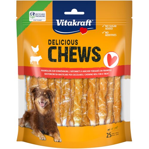 Vitakraft Delicious Chews pileće rolice za žvakanje S - 300 g (25 komada) Cijene