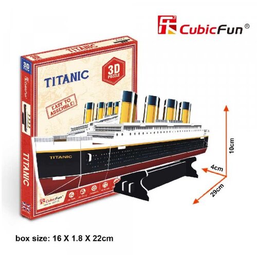 Cubicfun puzzle titanic S3017h Slike