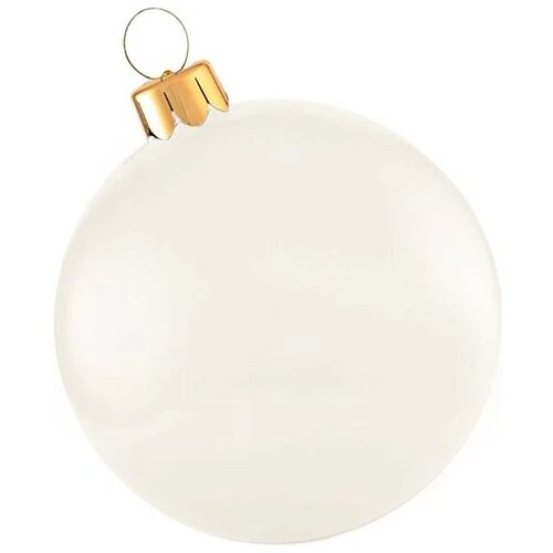Ornamento bela kugla velika 45cm Cene