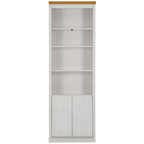 Livetastic REGAL 74/223/37 cm bela, barve medu Slike