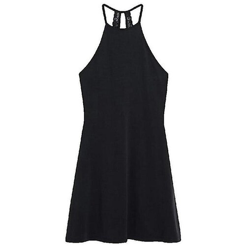 Superdry Kratke obleke Robe Fit Flare ajust&eacute;e et &eacute;vas&eacute;e Črna Cene