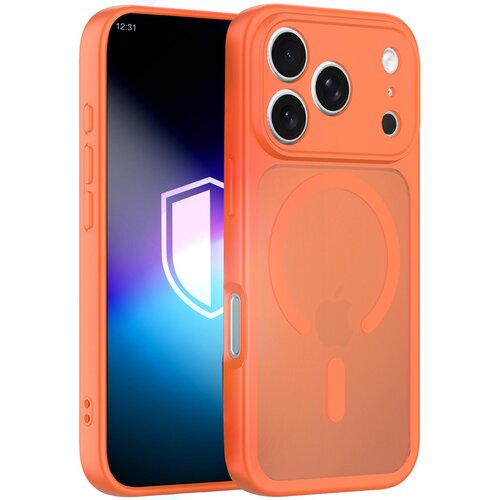 3mk Misty MagCase etui za Apple iPhone 17 Pro Max/iPhone 18 Pro Max - Oranžna Slike