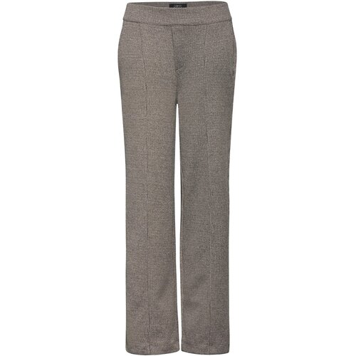 Street One Lahkotne hlače & Harem hlače LTD QR Straightleg Jacquard 378079 Črna Cene