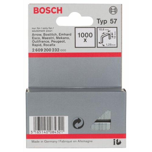 Bosch spajalica, tip57, 10,6x1,25x12mm Cene