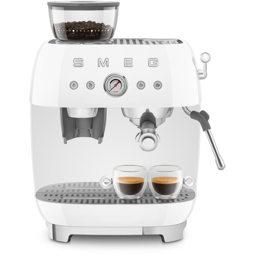 Smeg EGF03WHEU Aparat za kavu 50-ih s za integriranom mlincem kavu Bijeli Cijene