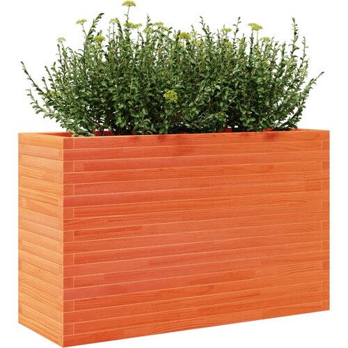  Vrtna sadilica vo&amp;scaron;tano smeđe boje 110x40x68,5 cm od borovine Slike