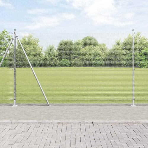  Zavareno žičano ogradno mreža s betonskom podlogom 50 x 1,6 m Slike