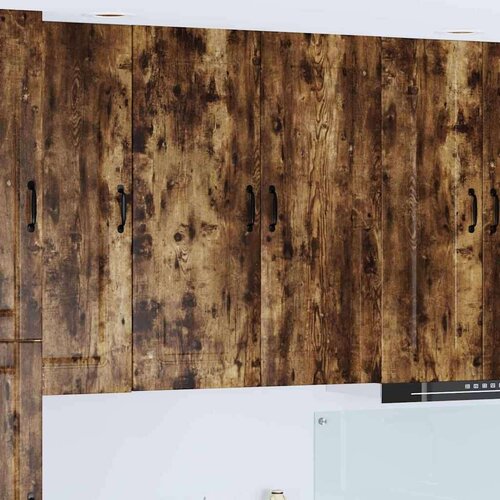 vidaXL Stenska kuhinjska omarica Dimljeni oreh 80 x 31 x 100 cm Cene