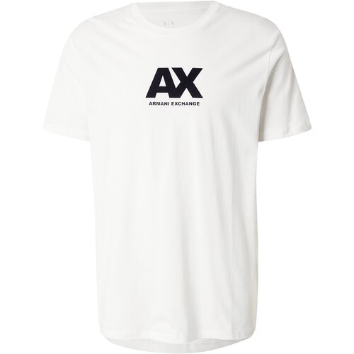 Armani Exchange Majica crna / bijela Slike