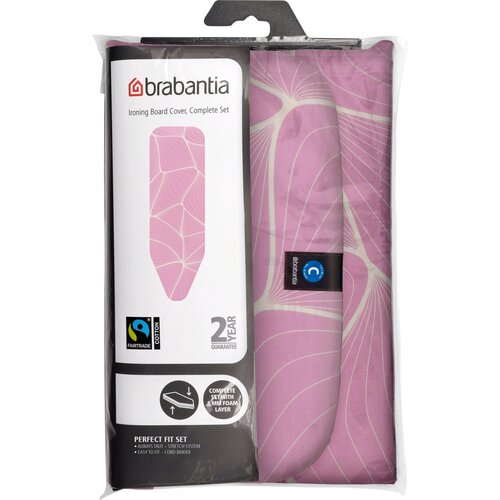 Brabantia Bombažna prevleka za likalno desko C s podlogo, New Dawn - Lilac Waves Slike
