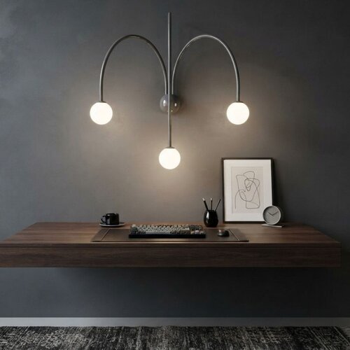 Opviq zidna lampa Vault 20950-F, 3 × G9, siva Cene