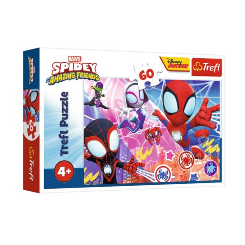 Slagalica 60 &amp;ndash; Herojska avantura &amp;ndash; Spidey i super prijatelji &amp;ndash; Marvel &amp;ndash; Trefl 17410 Slike