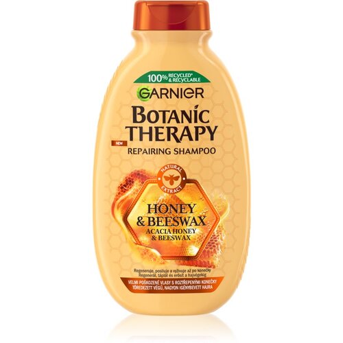 Garnier Botanic Therapy Honey &amp;amp; Propolis obnovitveni &amp;scaron;ampon za po&amp;scaron;kodovane lase 250 ml Slike
