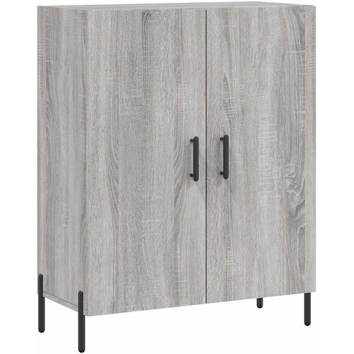  Visoka komoda siva sonome 69,5x34x180 cm od konstruiranog drva Slike