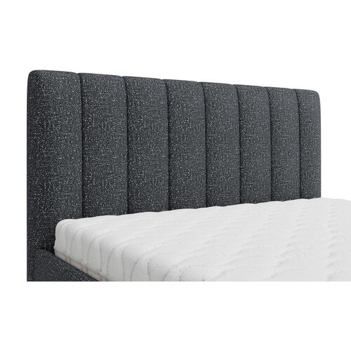 Boxxx OBLAZINJENA POSTELJA 140 cm x 200 cm , tekstil antracit Slike