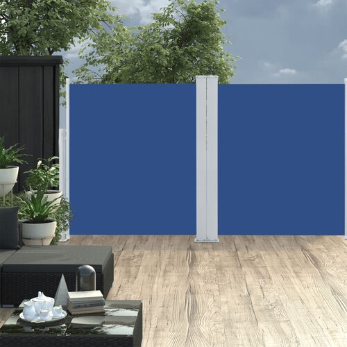 The Living Store Zložljiva stranska tenda modra 160x600 cm - Stranska Tenda, (21750523) Cene