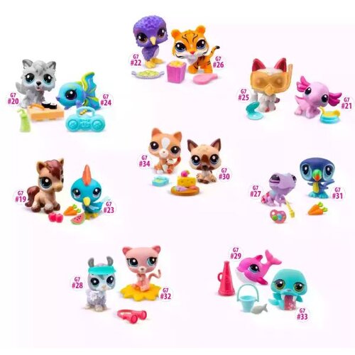 LITTLEST PET SHOP littlest pet shop: umetni&amp;scaron;ki - komplet figuric - 2 kosa Slike