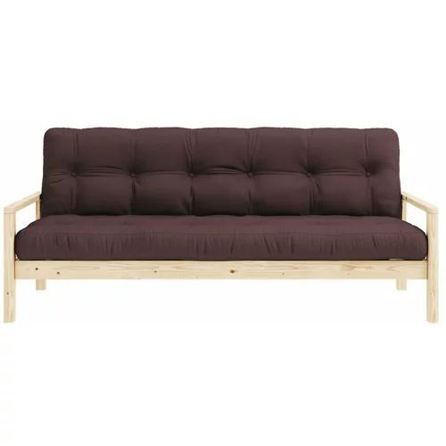 Karup Design Tamno smeđa sklopiva sofa 205 cm Knob –
