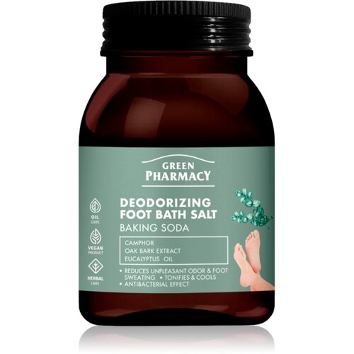 Green Pharmacy Foot Care Deodorizing Foot Bath Salt sol za kupku za stopala 400 g Slike