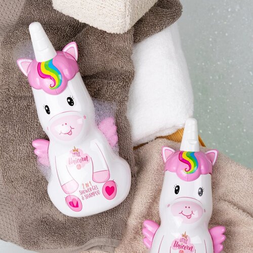 Accentra Little Unicorn &amp;scaron;ampon in gel za prhanje 2v1 za otroke di&amp;scaron;ave Vanilla 400 ml Slike
