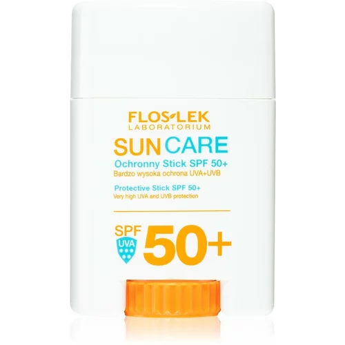 FlosLek Laboratorium Sun Care krema za sončenje v paličici za obraz in občutljive predele SPF 50+ 16 g