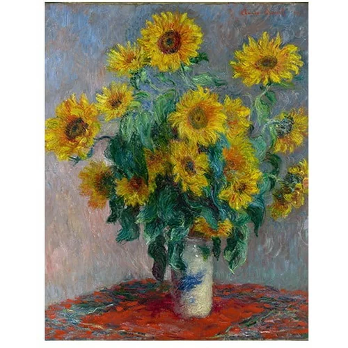 Fedkolor Reprodukcija slike Claude Monet - Bouquet of Sunflowers , 50 x 40 cm
