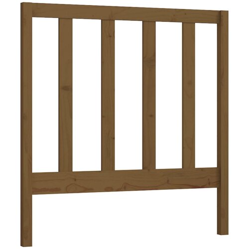 Maison Chic posteljno vzglavje - vzglavna omarica - nočna omarica medeno rjavo 96x4x100 cm trdna borovina, (21707066) Cene