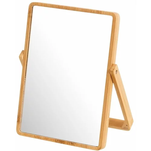 Casa Selección Kozmetičko ogledalo s okvirom od bambusa 20x27 cm –