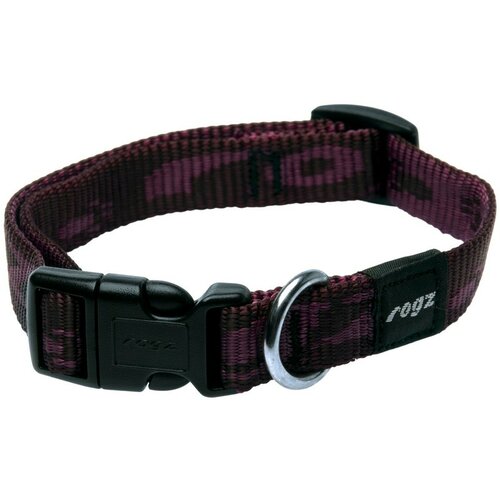 Rogz povodac side release collar 25mm purple Cene